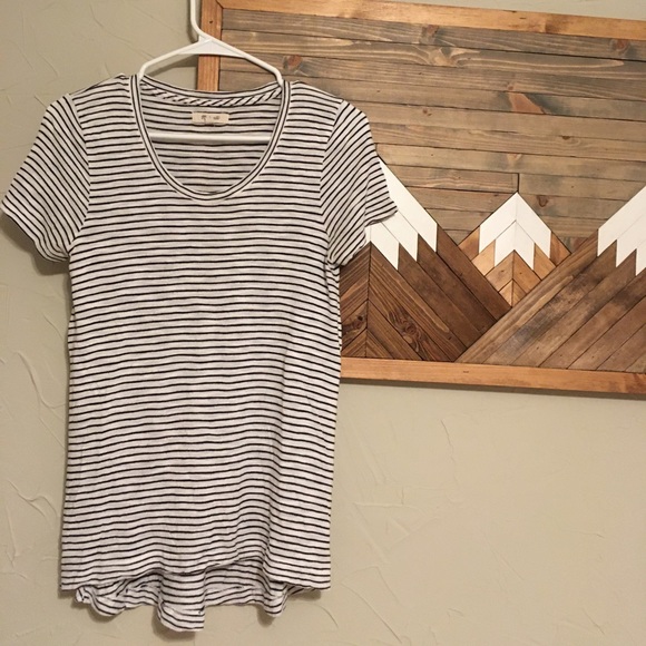 Madewell Tops - Madewell Anthem Tee Black Stripes - t shirt